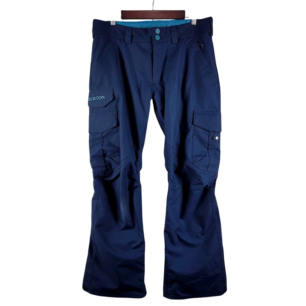 Burton Snowboard Ski Pants Men's Size Medium Blue Living Lining Phan Rang‎ Trang